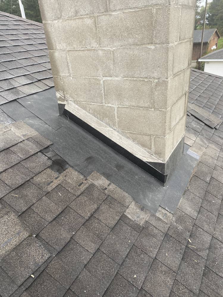 Block Chimney Re-Flash in West Michigan — photo 7 of 14