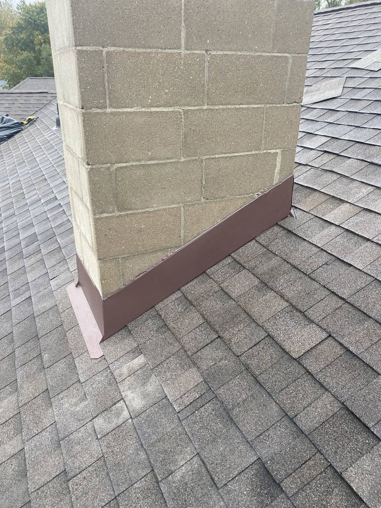 Block Chimney Re-Flash in West Michigan — photo 13 of 14