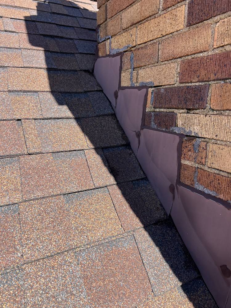 Brick Chimney Re-Flash in West Michigan — photo 2 of 9