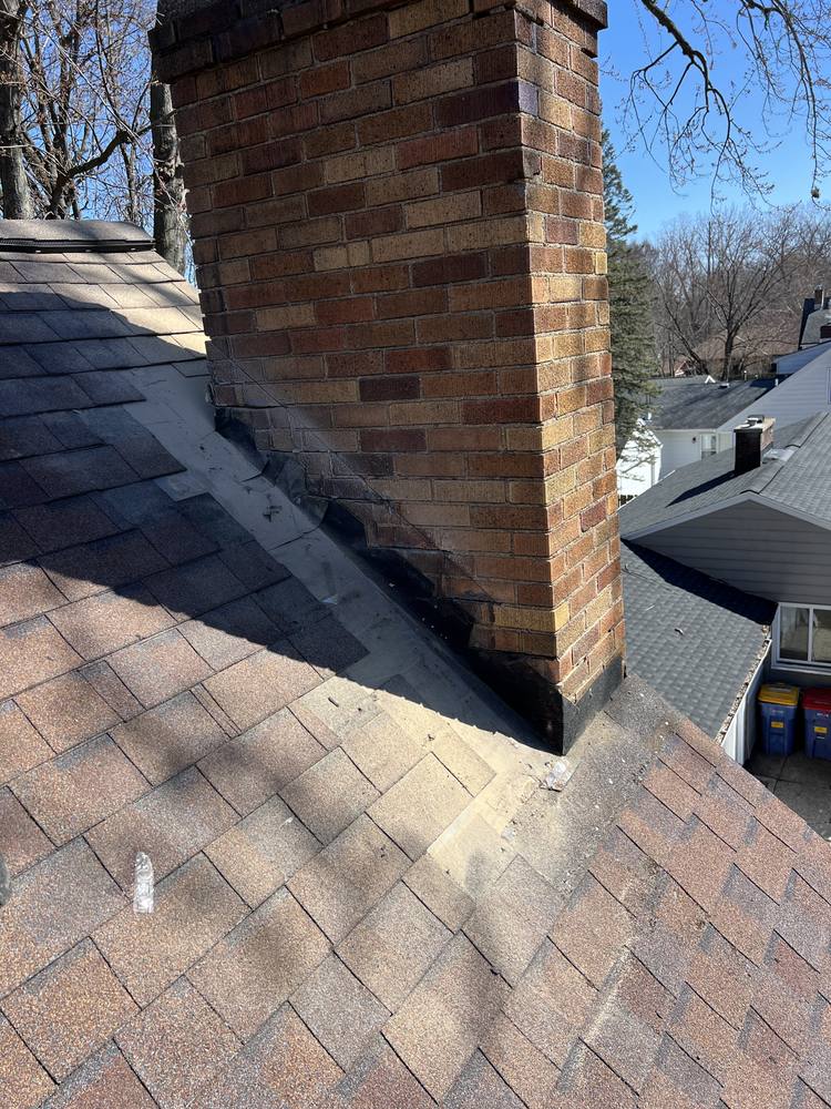 Brick Chimney Re-Flash in West Michigan — photo 3 of 9