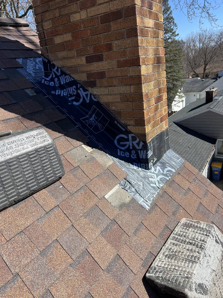 Brick Chimney Re-Flash in West Michigan — photo 6 of 9