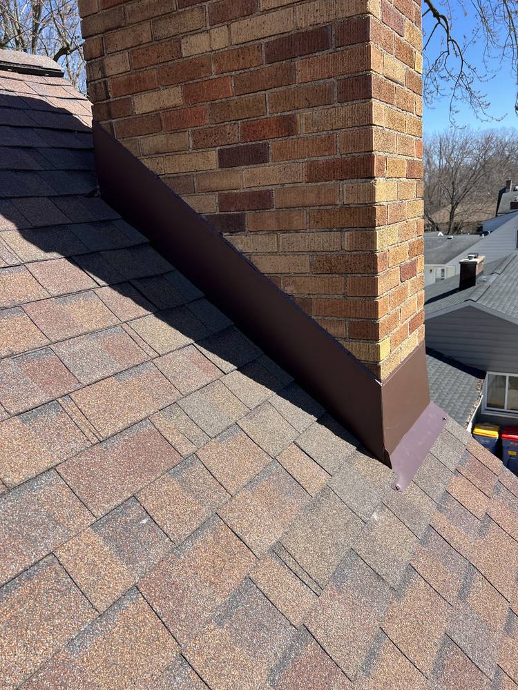 Brick Chimney Re-Flash in West Michigan — photo 7 of 9