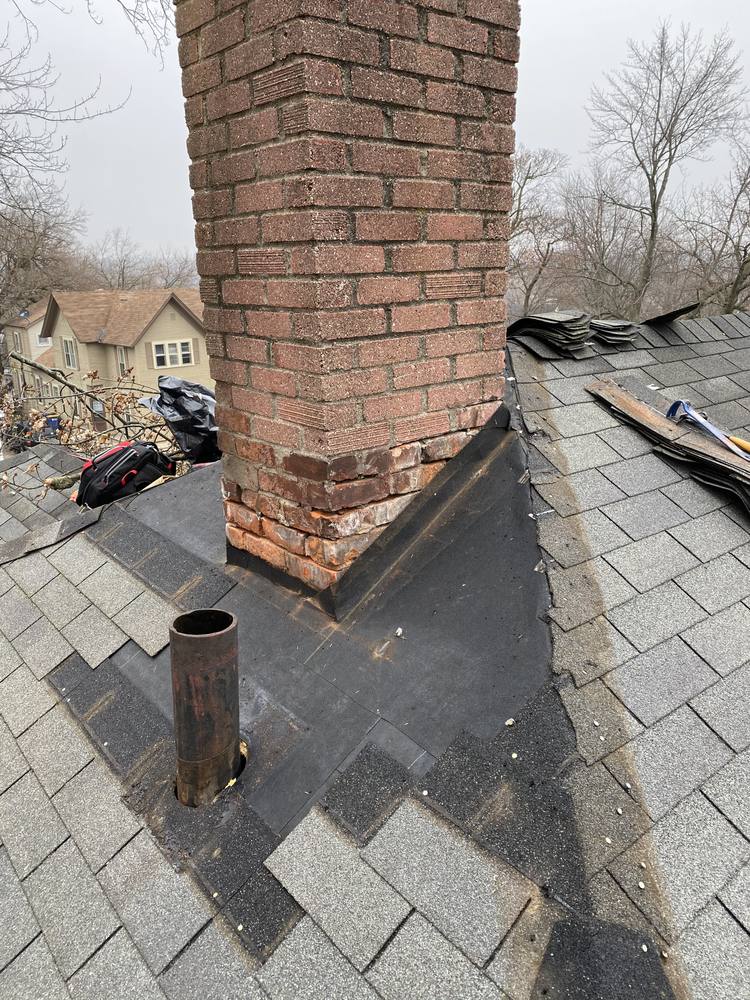 Chimney and Flue Pipe Re-Flash in West Michigan — photo 2 of 15