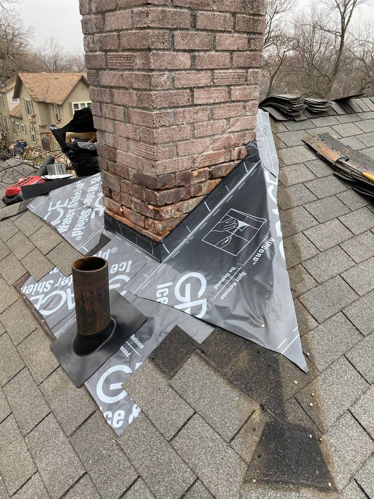 Chimney and Flue Pipe Re-Flash in West Michigan — photo 5 of 15