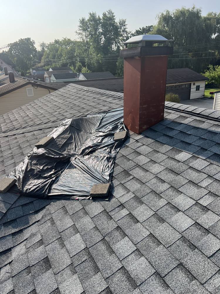 Chimney Flashing and Valley Replacement in West Michigan — photo 1 of 17