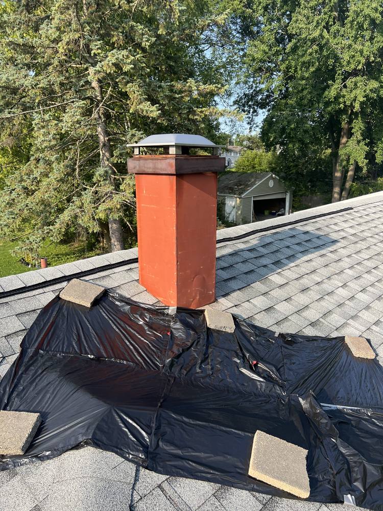 Chimney Flashing and Valley Replacement in West Michigan — photo 2 of 17