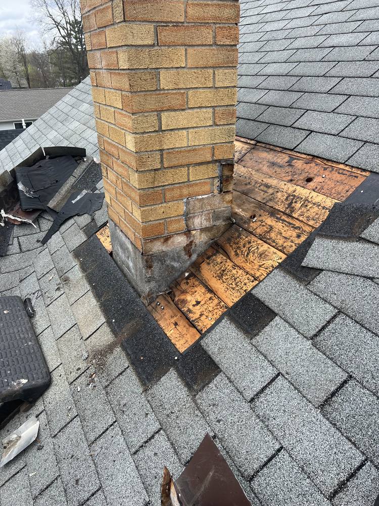 Chimney Flashing Rebuild in West Michigan — photo 1 of 10