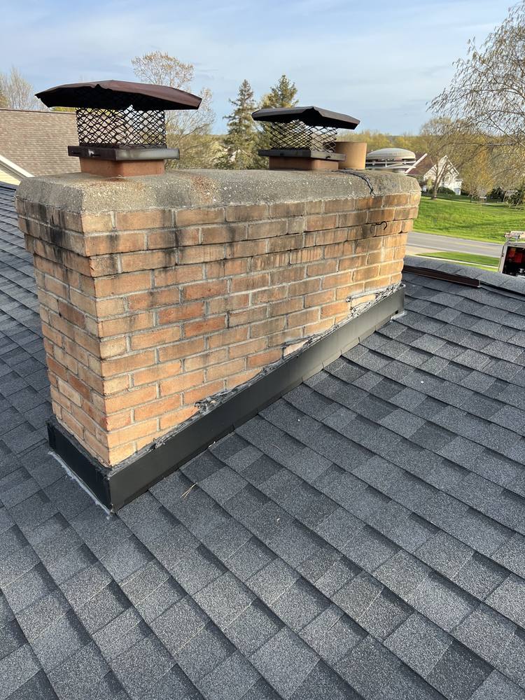 Chimney Flashing Replacement in West Michigan — photo 2 of 28