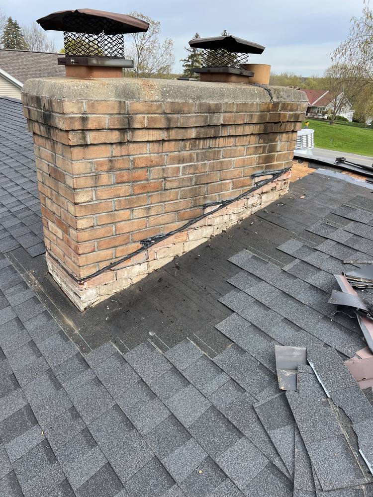 Chimney Flashing Replacement in West Michigan — photo 15 of 28