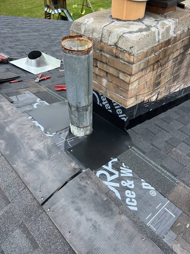 Chimney Flashing Replacement in West Michigan — photo 20 of 28