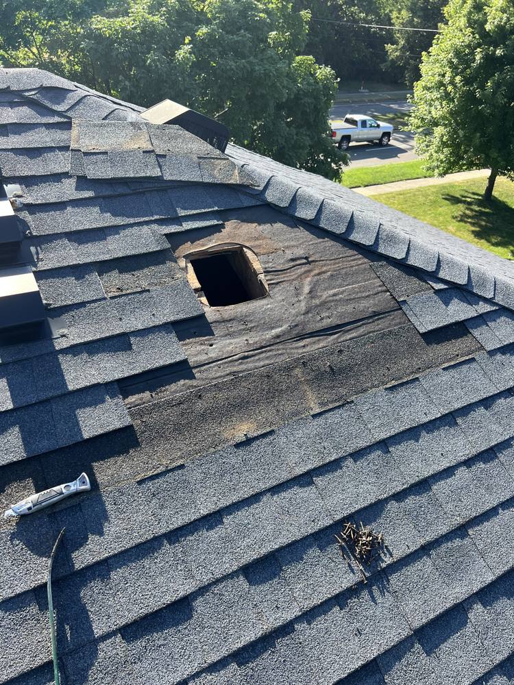 Chimney Re-Flash and Roof Vent in West Michigan — photo 6 of 15