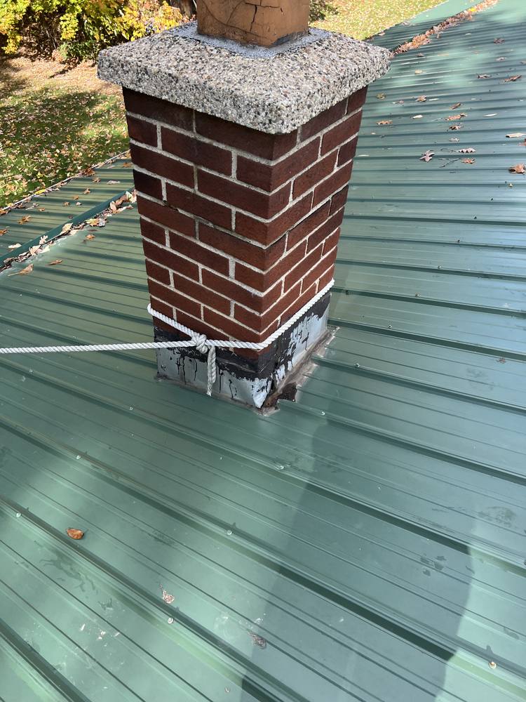 Chimney Repair on a Metal Roof in West Michigan — photo 4 of 18