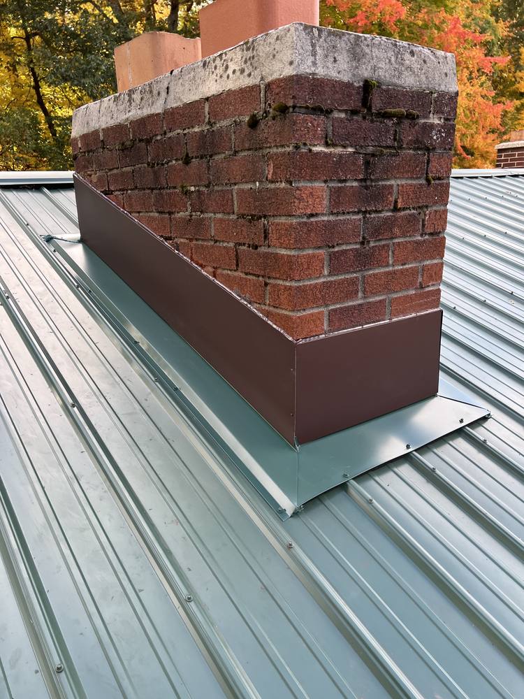 Chimney Repair on a Metal Roof in West Michigan — photo 17 of 18