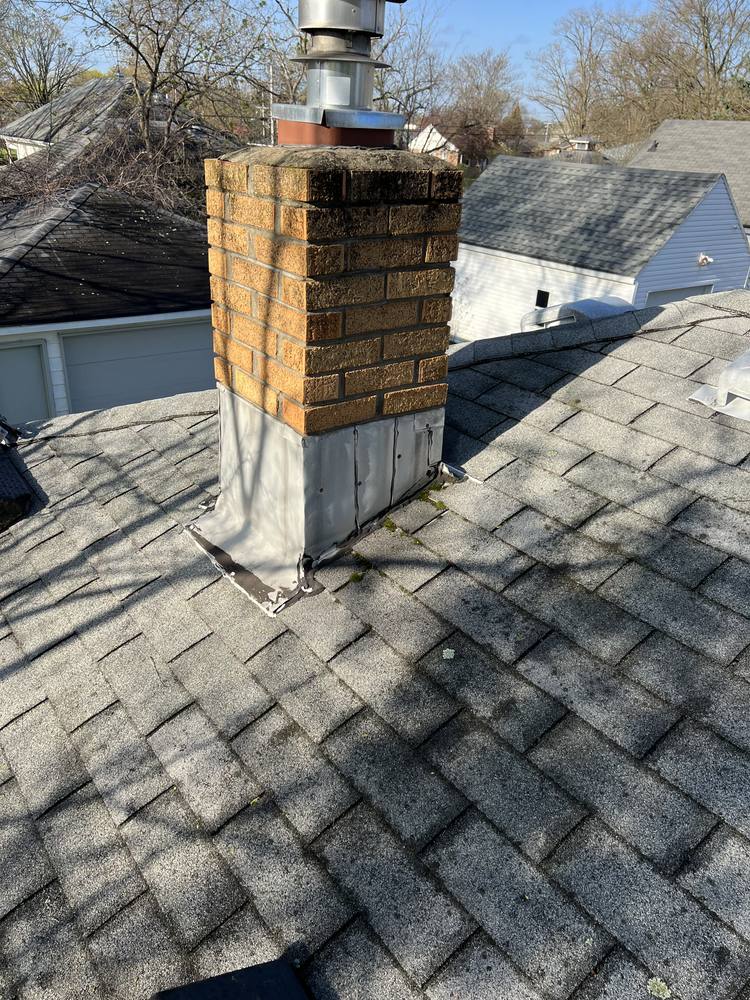 Chimney Skirt Flashing in West Michigan — photo 1 of 9