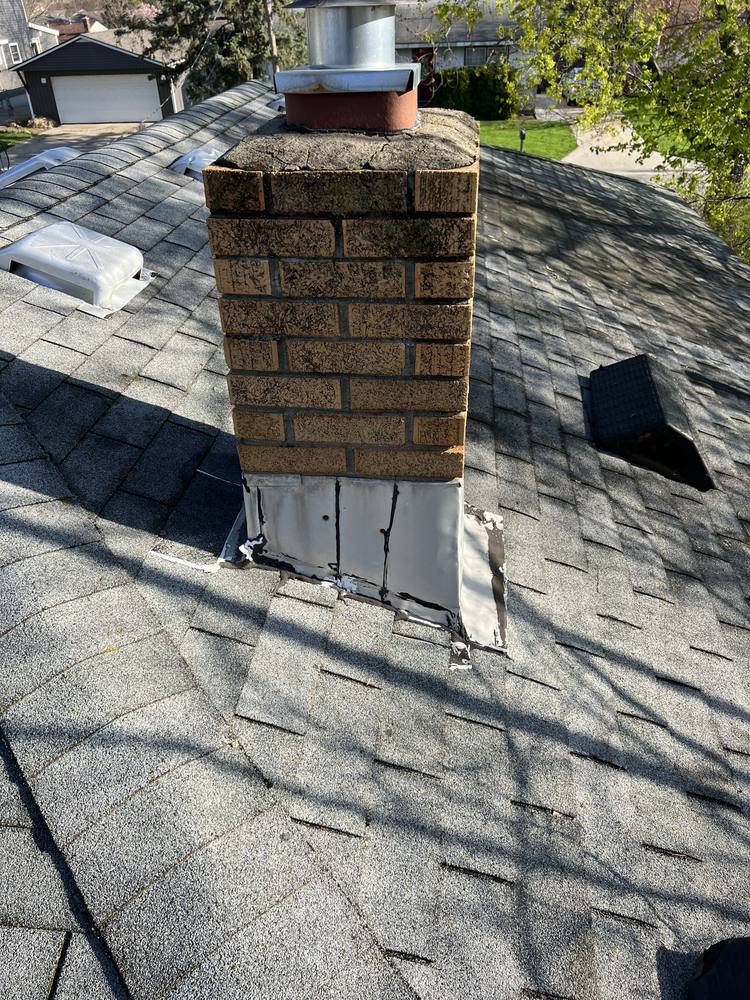 Chimney Skirt Flashing in West Michigan — photo 2 of 9