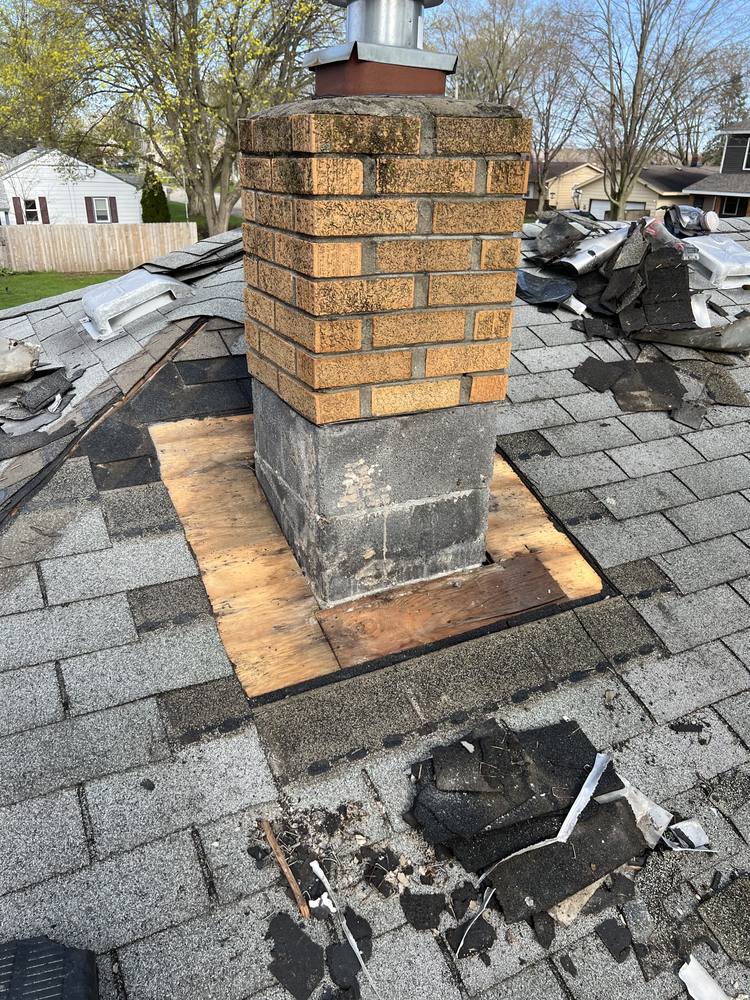 Chimney Skirt Flashing in West Michigan — photo 4 of 9