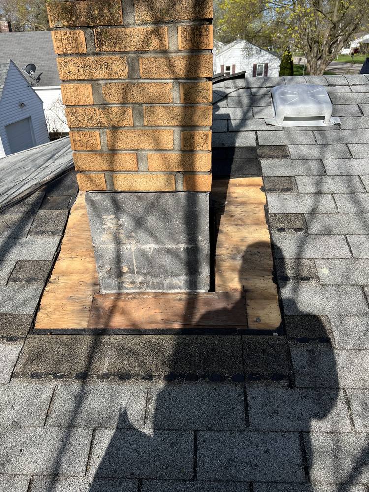 Chimney Skirt Flashing in West Michigan — photo 5 of 9