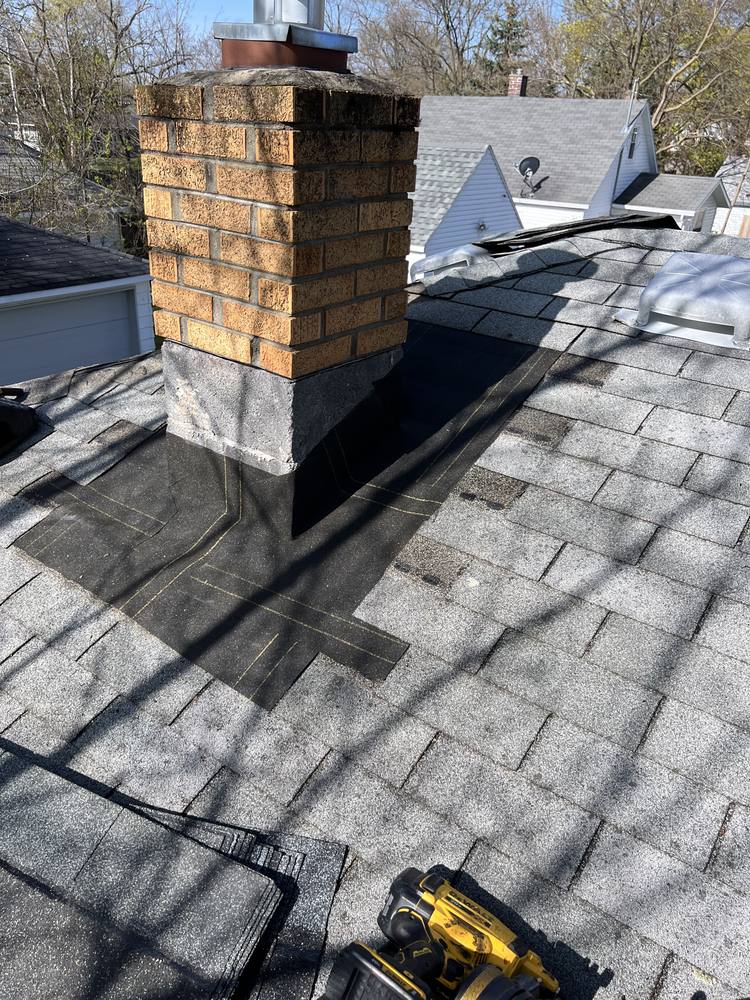 Chimney Skirt Flashing in West Michigan — photo 6 of 9