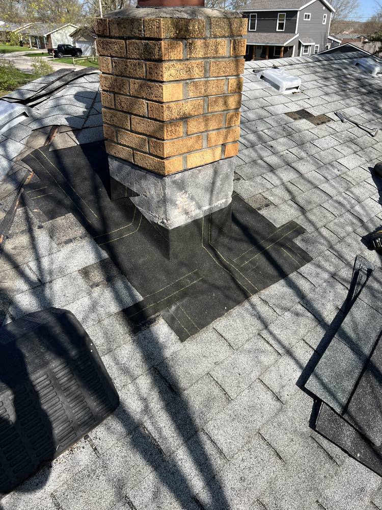Chimney Skirt Flashing in West Michigan — photo 7 of 9