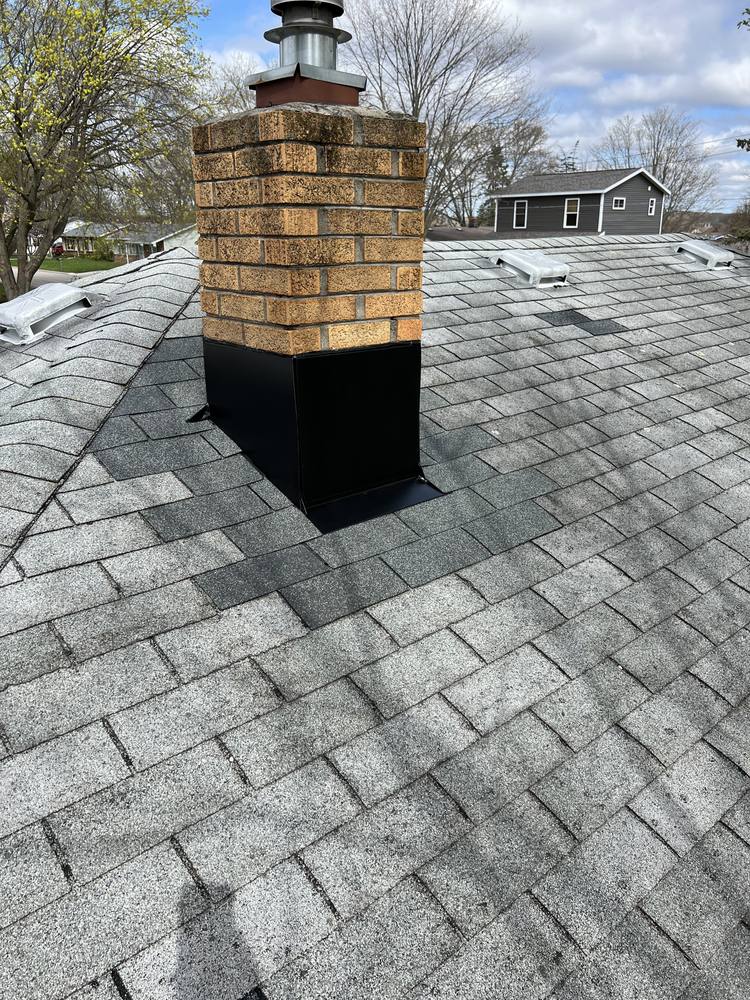 Chimney Skirt Flashing in West Michigan — photo 8 of 9