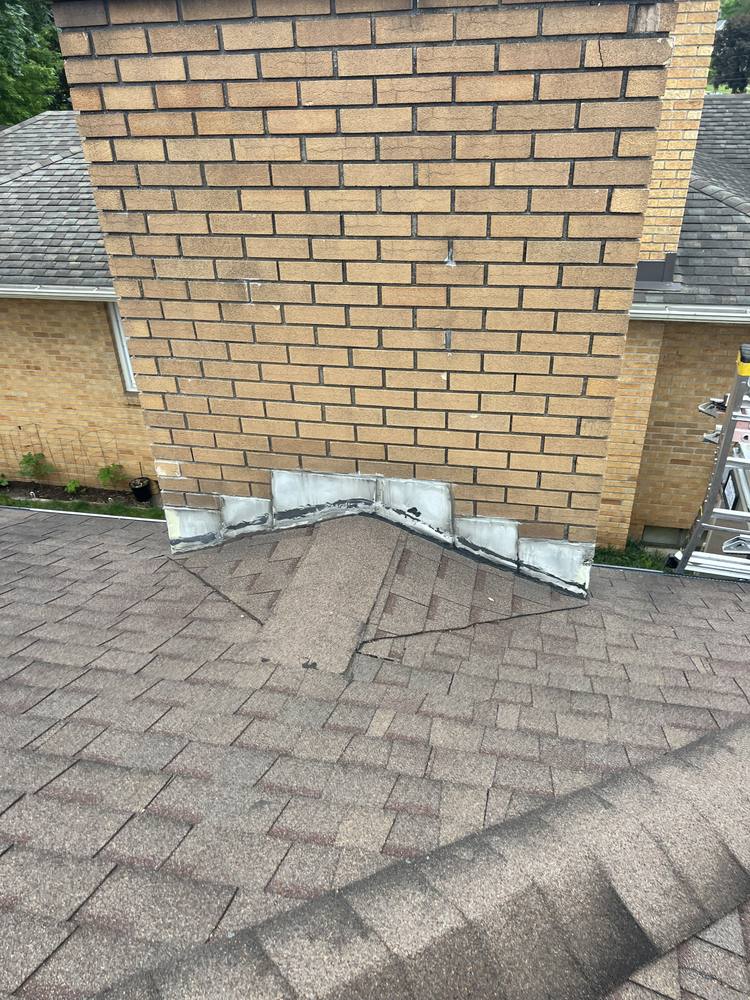 Chimney Step Flashing Repair in West Michigan — photo 2 of 12