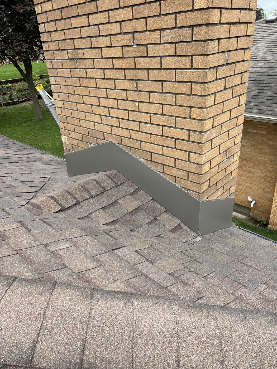 Chimney Step Flashing Repair in West Michigan