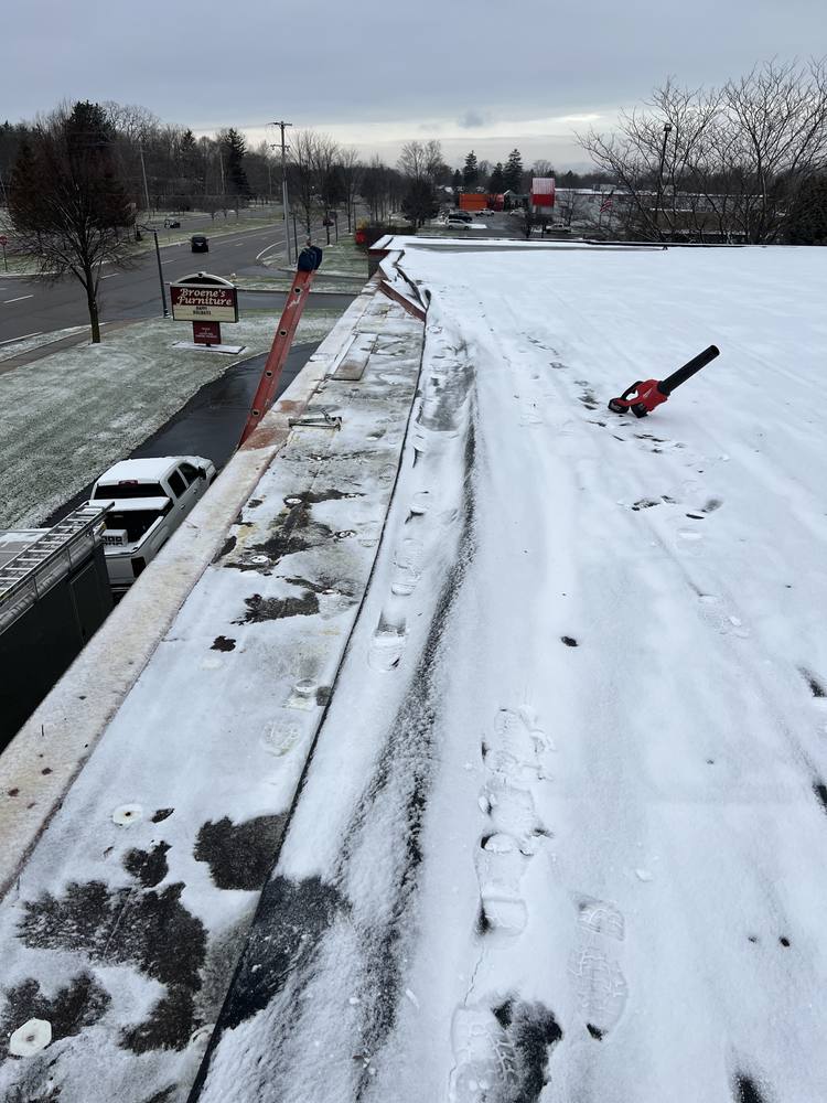 Commercial EPDM Wind Damage Repair in West Michigan — photo 1 of 11
