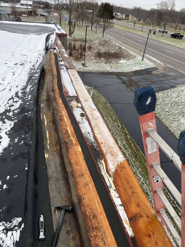 Commercial EPDM Wind Damage Repair in West Michigan — photo 2 of 11