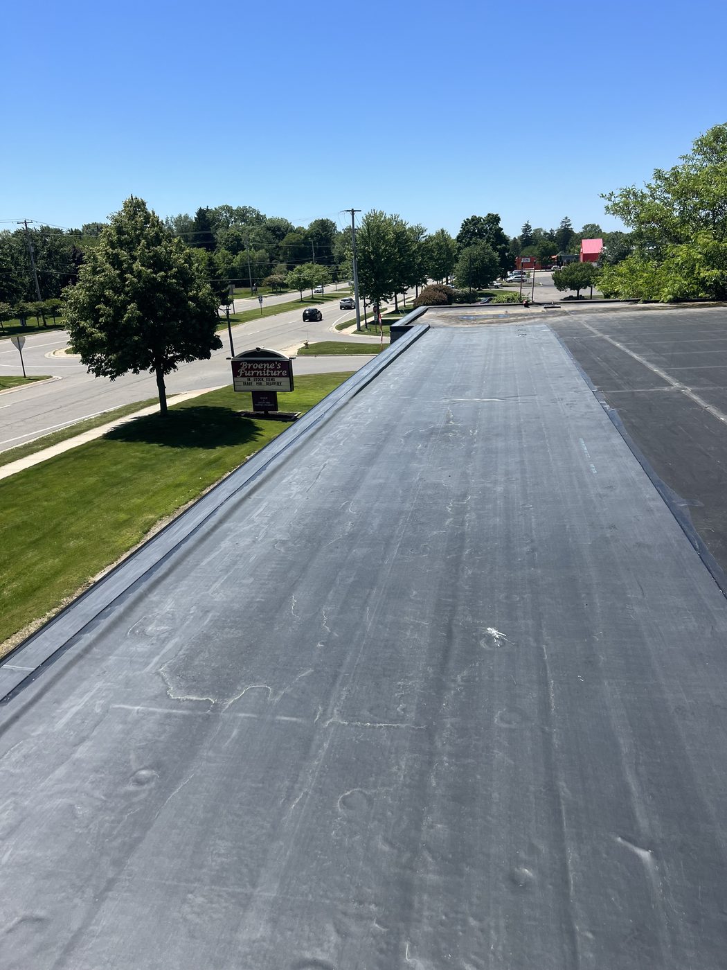 Commercial EPDM Wind Damage Repair in West Michigan