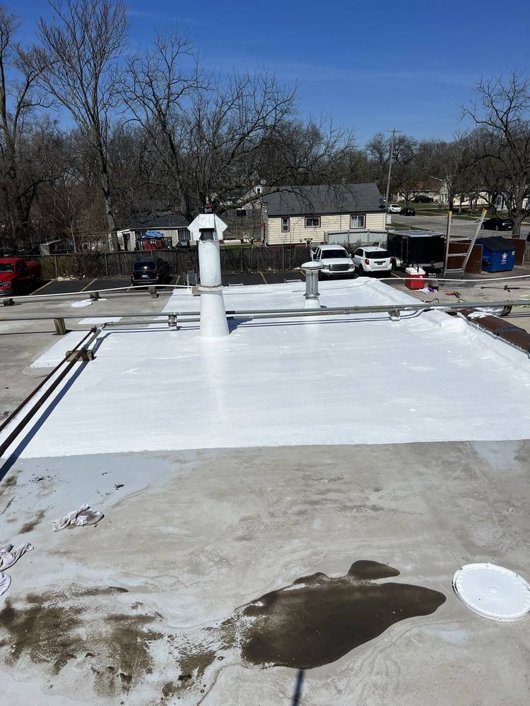 Commercial Flat Roof Silicone Repair in West Michigan — photo 6 of 10
