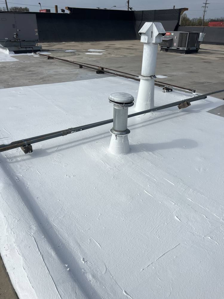 Commercial Flat Roof Silicone Repair in West Michigan — photo 8 of 10