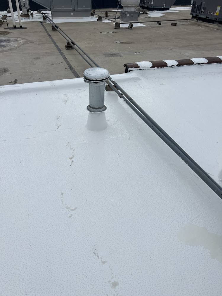 Commercial Flat Roof Silicone Repair in West Michigan — photo 9 of 10