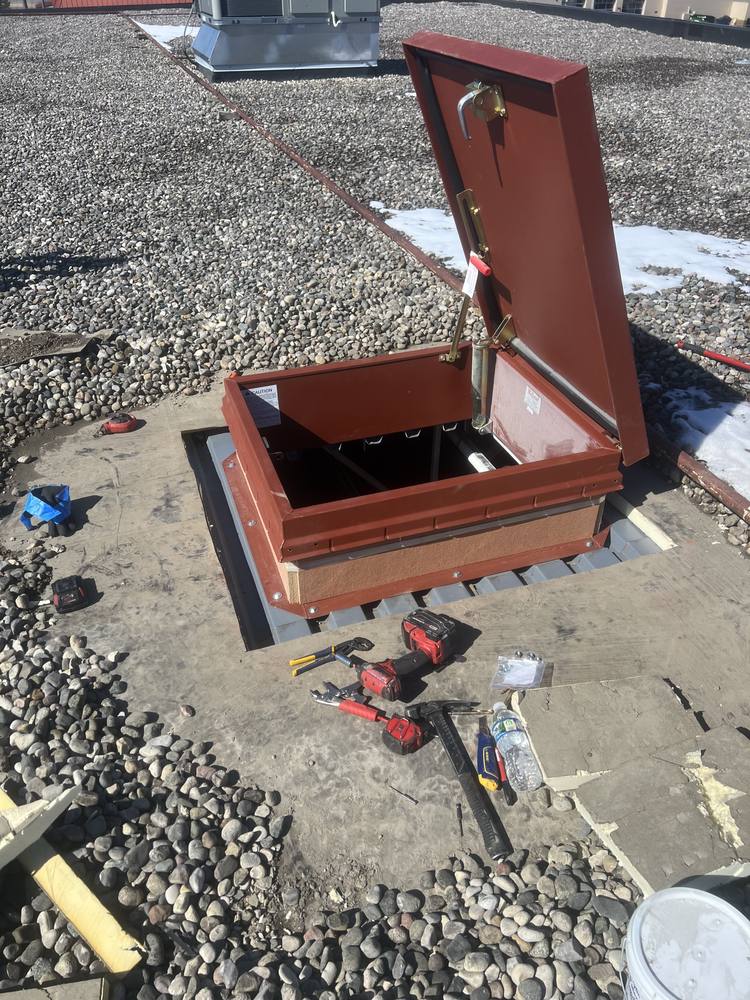 Commercial Roof Hatch Installation in West Michigan — photo 8 of 16
