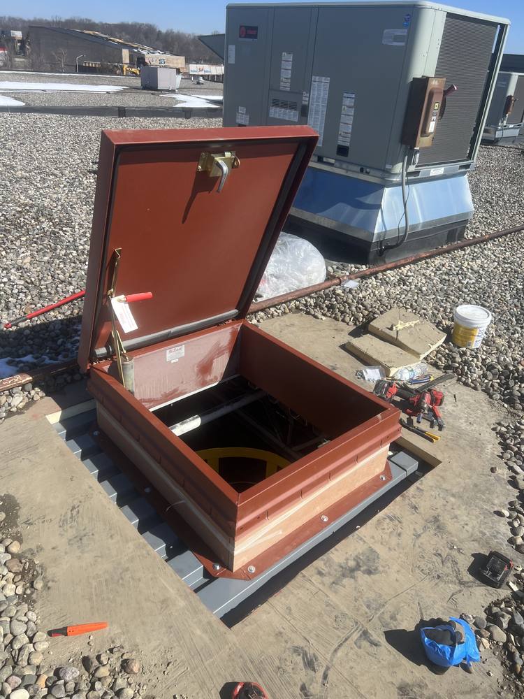 Commercial Roof Hatch Installation in West Michigan — photo 10 of 16
