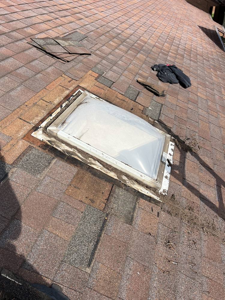 Domed Skylight Replaced With Glass in West Michigan — photo 4 of 8