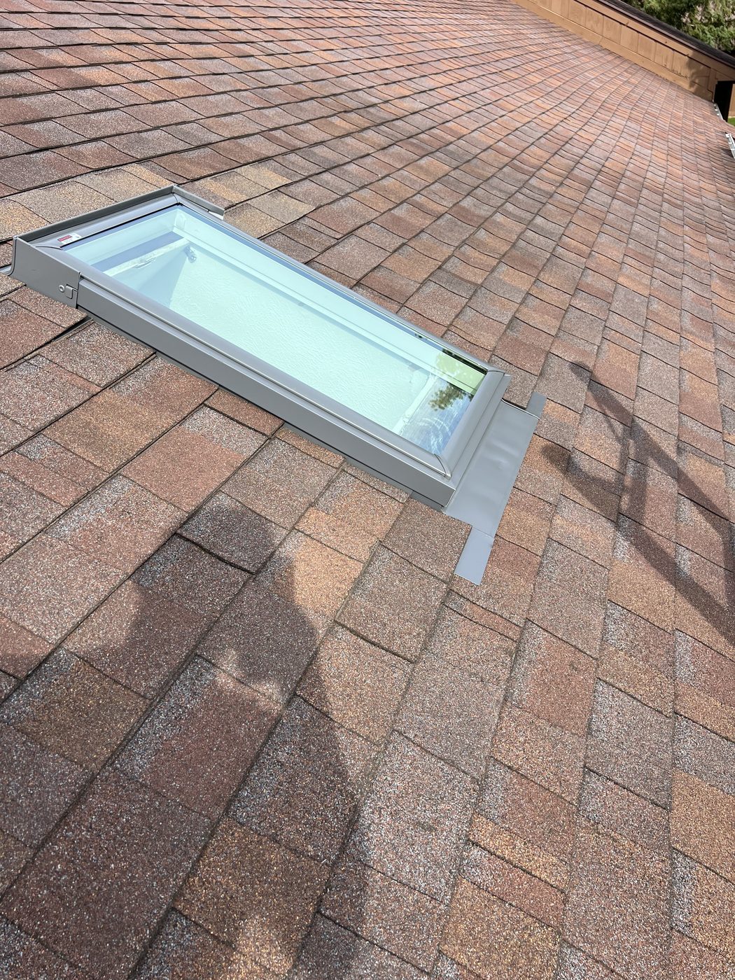 Domed Skylight Replaced With Glass in West Michigan