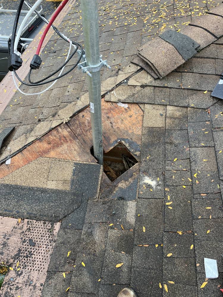 Electrical Mast Leak Repair in West Michigan — photo 3 of 6