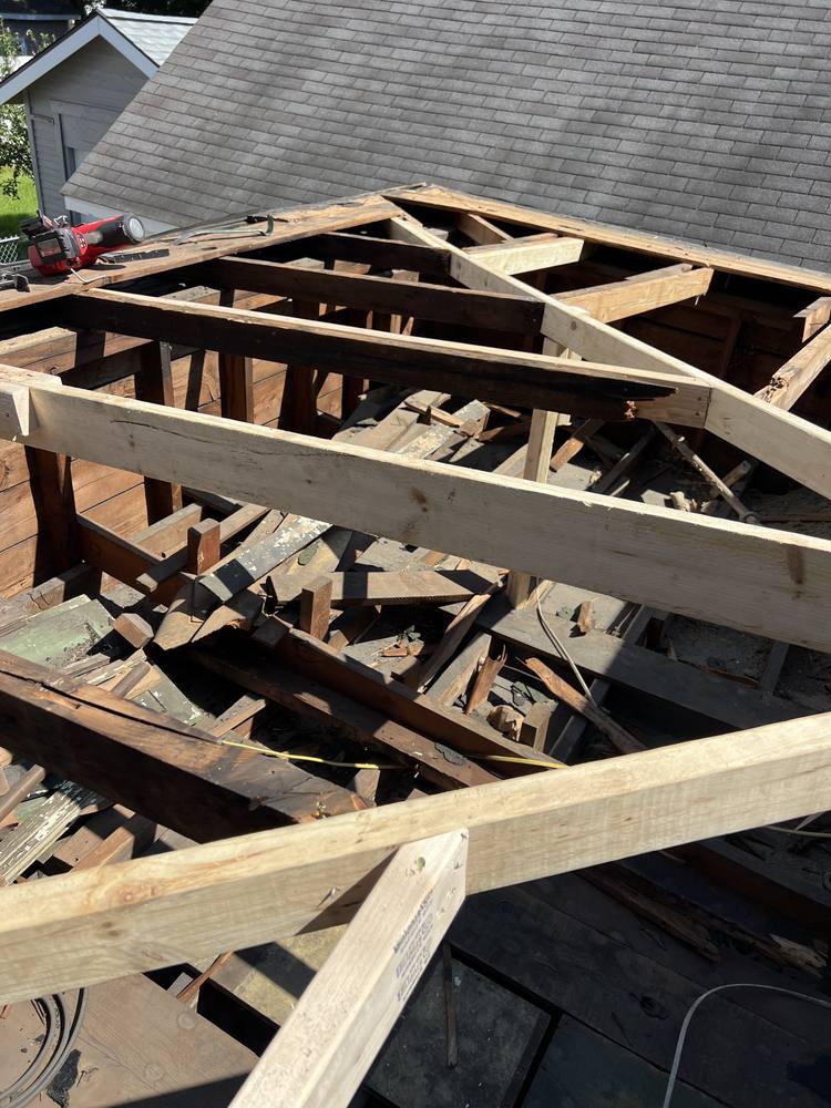 Low-Slope Roof Rebuild With New Framing in West Michigan — photo 23 of 43