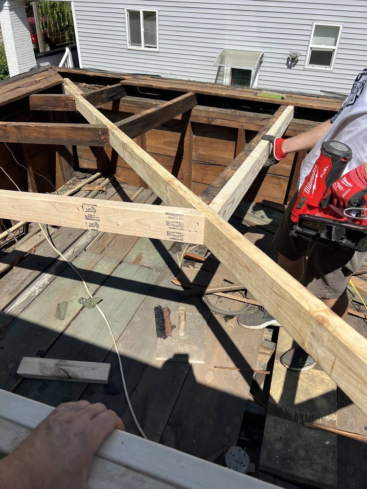 Low-Slope Roof Rebuild With New Framing in West Michigan — photo 24 of 43