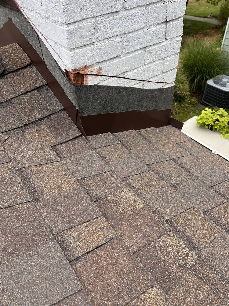 Painted Brick Chimney Re-Flash in West Michigan — photo 11 of 19