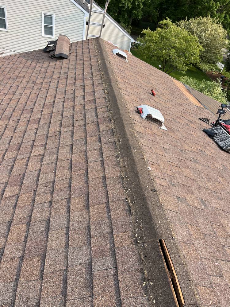 Ridge Vent and Bath Fan Vent Added in West Michigan — photo 3 of 12