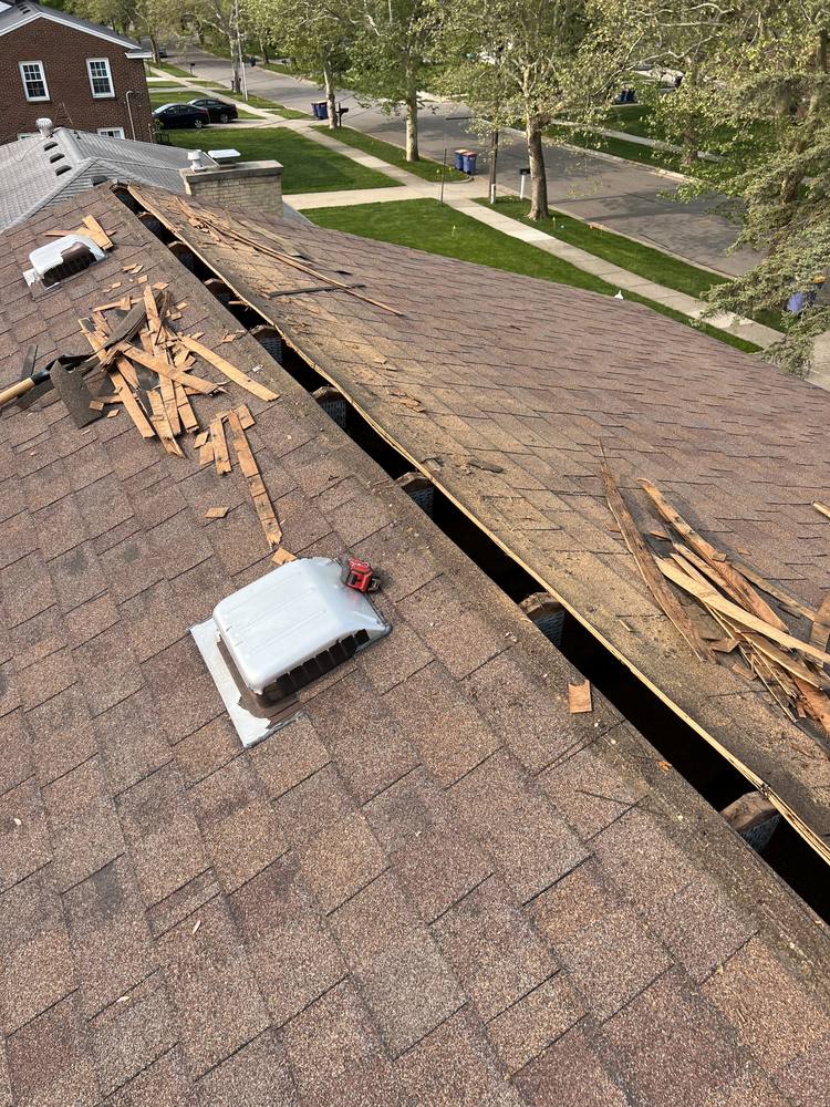 Ridge Vent and Bath Fan Vent Added in West Michigan — photo 6 of 12
