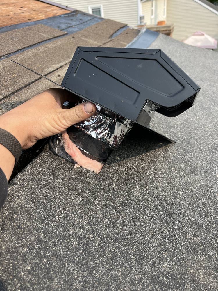Ridge Vent and Bath Fan Vent Added in West Michigan — photo 8 of 12