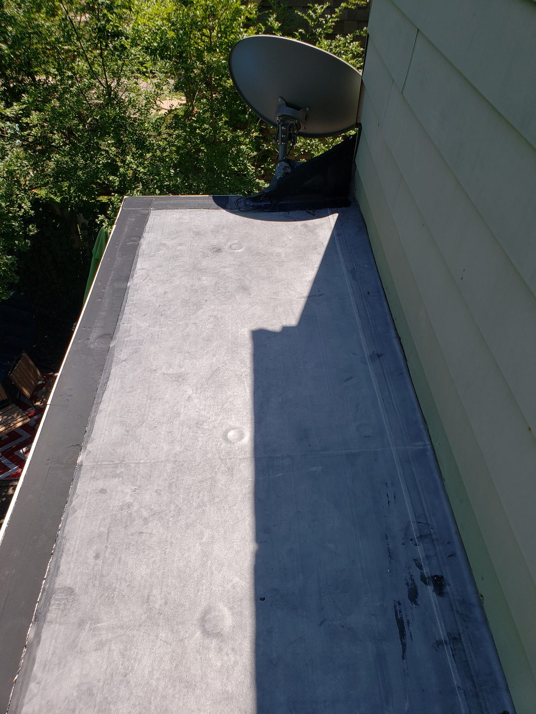 Small EPDM Rubber Roof in West Michigan