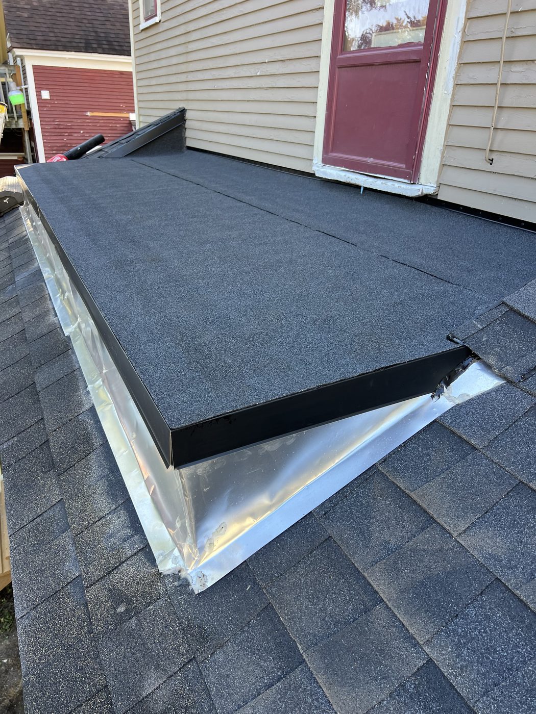 Small Flat Roof Rebuild in West Michigan