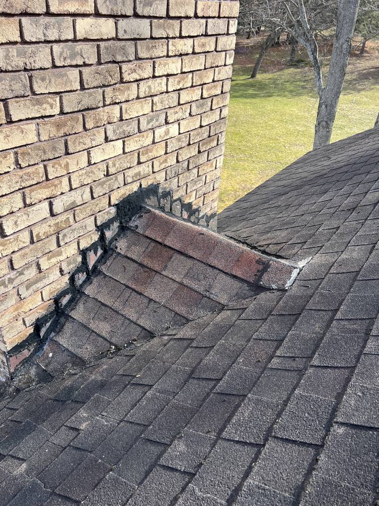 Stone Chimney Re-Flash in West Michigan — photo 5 of 22
