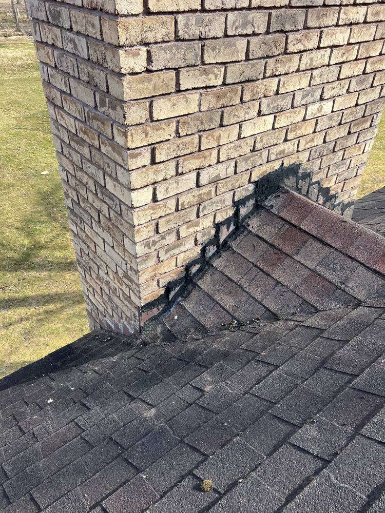 Stone Chimney Re-Flash in West Michigan — photo 6 of 22