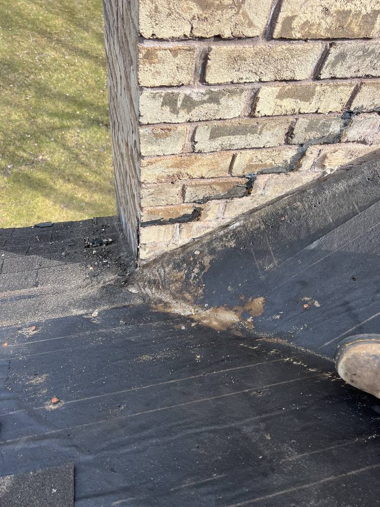 Stone Chimney Re-Flash in West Michigan — photo 7 of 22