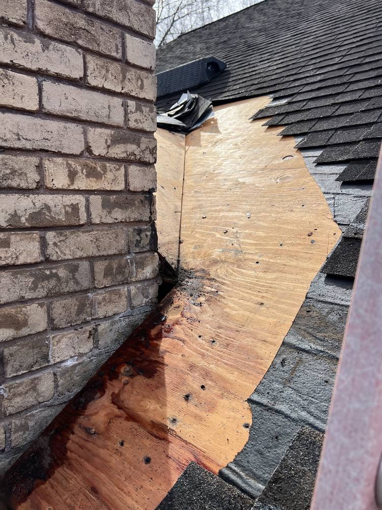 Stone Chimney Re-Flash in West Michigan — photo 10 of 22