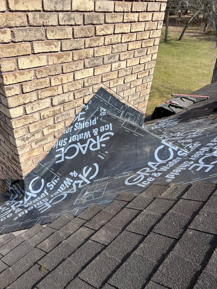 Stone Chimney Re-Flash in West Michigan — photo 16 of 22